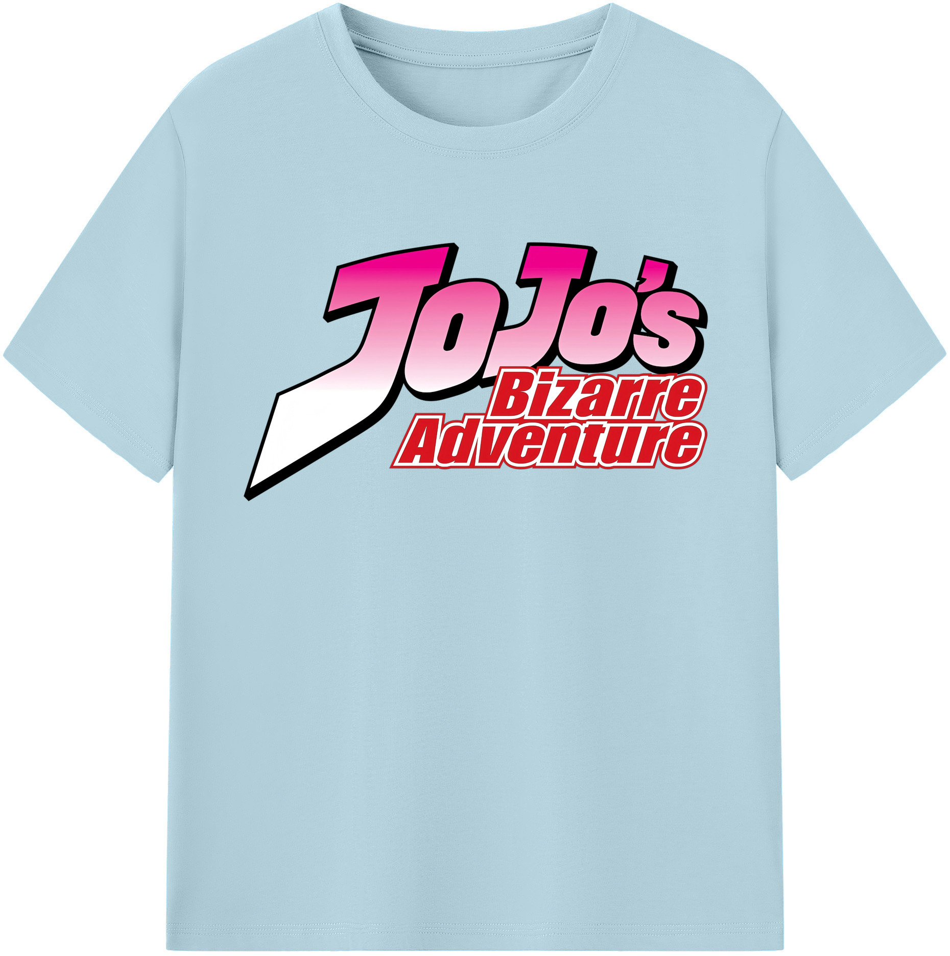 （画像用） ジョジョの奇妙な冒険 JoJo's Bizarre Adventure 綿100％半袖Tシャツ（フロントプリント）